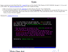 Tablet Screenshot of lynx.browser.org